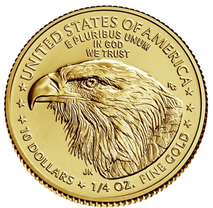 (1/4 oz) 8.48g American eagle gold coin