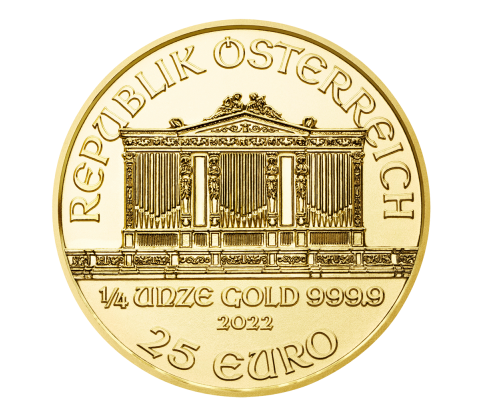 (1/4 oz) 7.78g Austrian Philharmonic Gold Coin