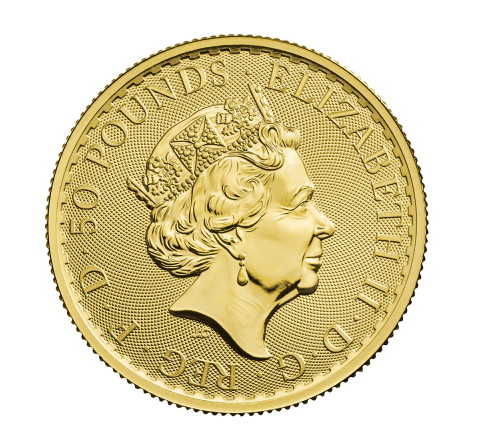 (1/2 oz) 15.55 грама златна монета Британия