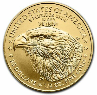 (1/2 oz) 16.96g American eagle gold coin
