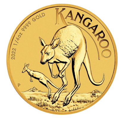 (1/4 oz) 7.78g Australian Kangaroo gold coin
