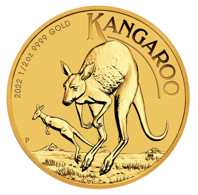 (1/2 oz) 15.55g Australian Kangaroo gold coin